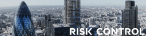the Gherkin and more buildings, Risk Control logo in the front